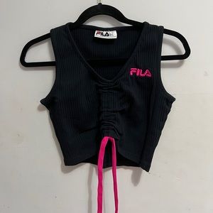 Fila drawstring crop top